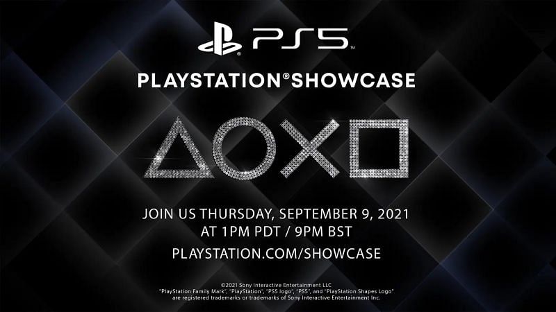 The invite for PlayStation Showcase 2021 (Image via Sony, PlayStation)