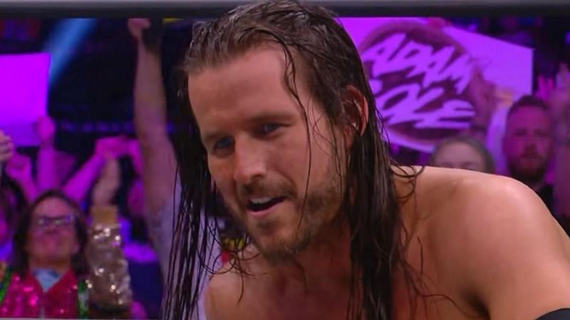 Adam Cole and his signature long hair - something that might have changed if he had stayed with WWE.