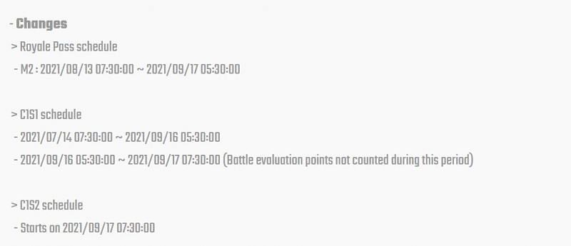 A snippet from the game&#039;s website about the ranked season and RP (Image via Battlegrounds Mobile India)