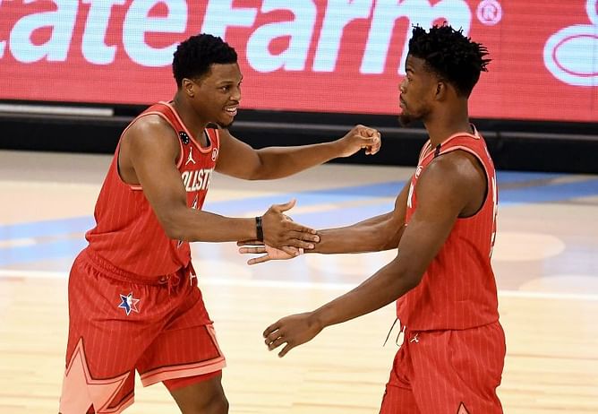 New Miami Heat addition Kyle Lowry says Jimmy Butler is “more crazy” than former star teammates.