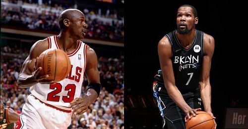 Michael Jordan and Kevin Durant