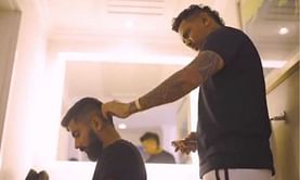 IPL 2021: [Watch] KKR spinner Sunil Narine gives teammate Ali Khan a fresh haircut