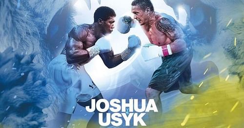 Anthony Joshua (left), Oleksander Usyk (right) [Images Courtesy: @eddiehearn on Instagram]