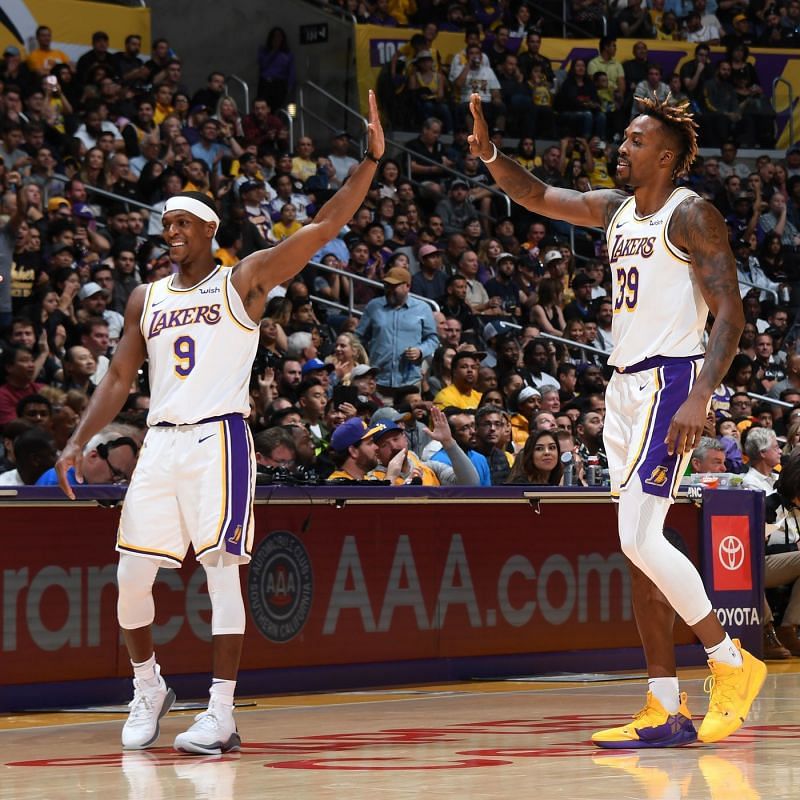 Rajon Rondo (2nd stint) and Dwight Howard (3rd stint) are two of the five former Lakers to make returns.