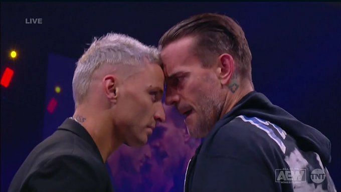 CM Punk and Darby Allin had a face-to-face confrontation