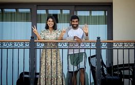 IPL 2021: "He knows what he is going to be doing till he has to leave for the bus" - Sanjana Ganesan reveals Jasprit Bumrah's match-day routine