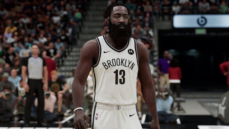 James Harden is rated 94 overall in NBA 2K22 [Image Source: PS360HD (YouTube)]