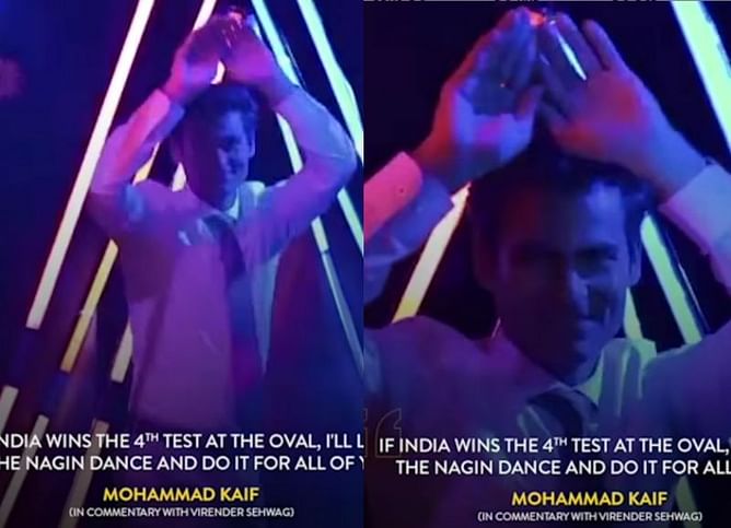 IPL 2021: [Watch] Mohammad Kaif does naagin dance after he promises to do it if India wins the Oval Test
