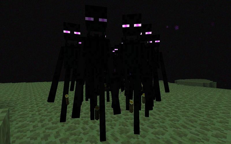 minecraft real life enderman attack