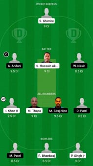 GOR vs WLP Dream11 Prediction - ECS T10 Cartaxo