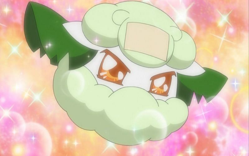 Cottonee evolves into Whimsicott with a Sun Stone (Image via The Pokemon Company)