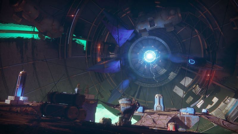 The Exodus Crash nightfall boss arena on Nessus planet (Image via Bungie)