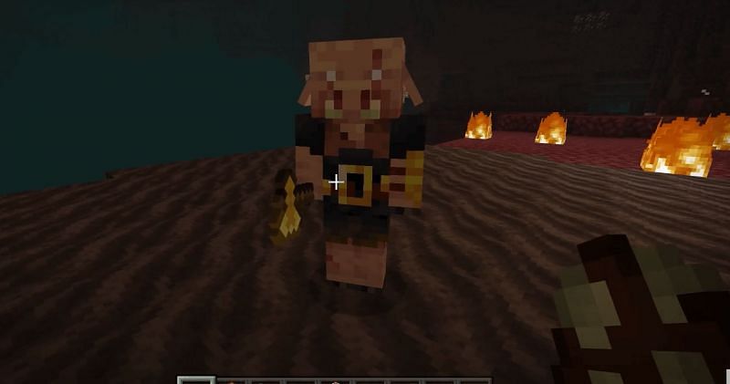 Strong Piglin Brute mob (Image via Minecraft)