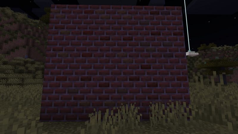 Variated bricks (Image via Minecraft)