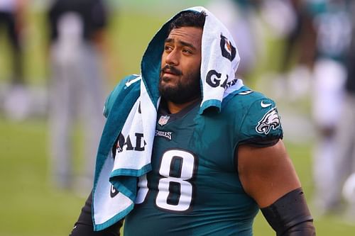 Jordan Mailata in a game for the Philadelphia Eagles