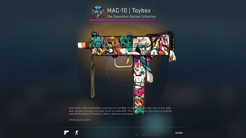 New MAC-10 Skin in Riptide Case