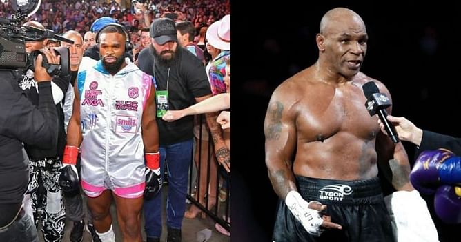 Tyron Woodley mercilessly trolls Mike Tyson for claiming that Jake Paul beat him in their boxing match