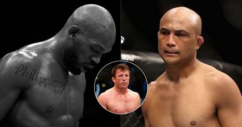 Jon Jones (left), Chael Sonnen (center), B.J. Penn (right)