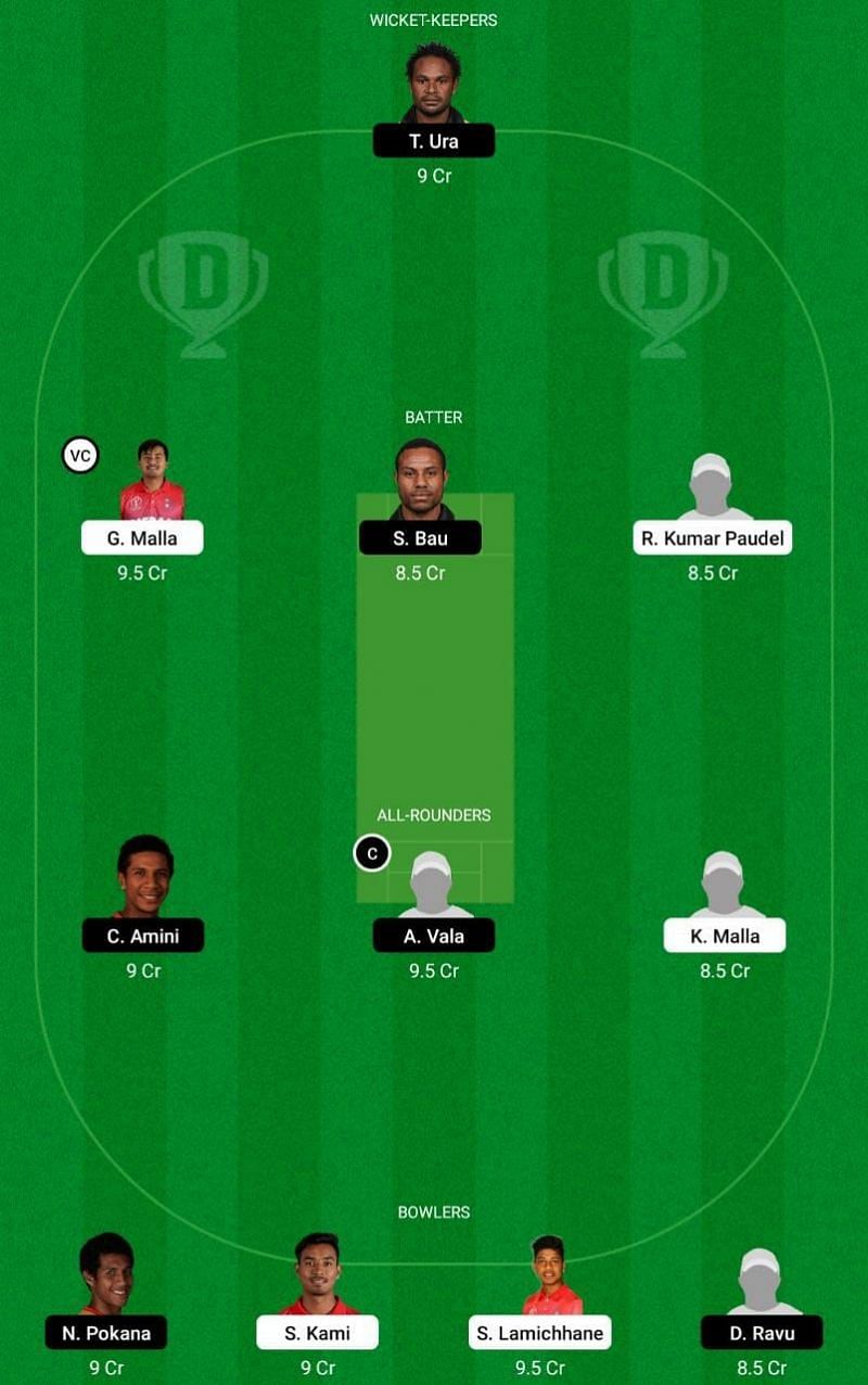 NEP vs PNG Dream11 Fantasy Tip #1