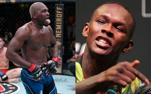 Derek Brunson (left); Israel Adesanya (right)