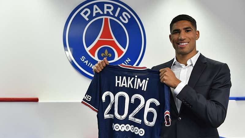 Achraf Hakimi has moved to PSG this summer.