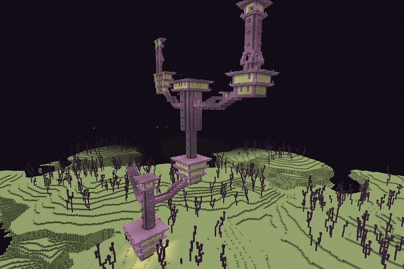 End dimension (Image via Minecraft)