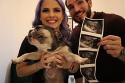 WATCH: Johnny Gargano and Candice LeRae reveal the gender of their baby in a hilarious skit with their dog