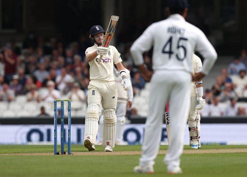 Ollie Pope top-scored for England with a hard-fought 81. Pic: Getty Images
