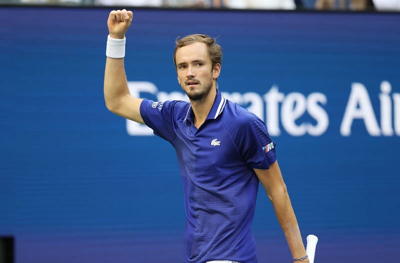 &lt;a href=&#039;https://www.sportskeeda.com/player/daniil-medvedev&#039; target=&#039;_blank&#039; rel=&#039;noopener noreferrer&#039;&gt;Daniil Medvedev&lt;/a&gt; at the 2021 US Open