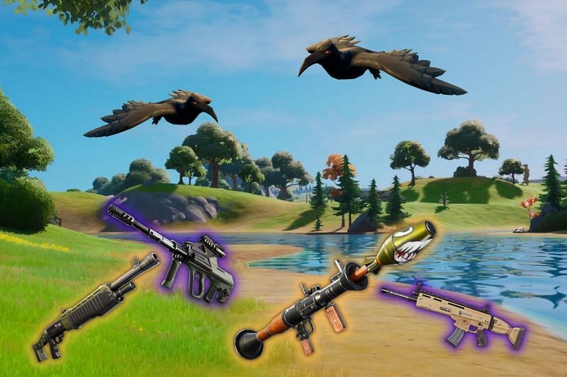 Crows in Fortnite now drop loot (Image via Sportskeeda)