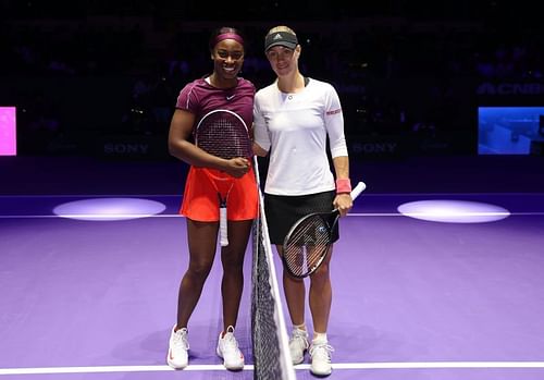 Sloane Stephens and Angelique Kerber