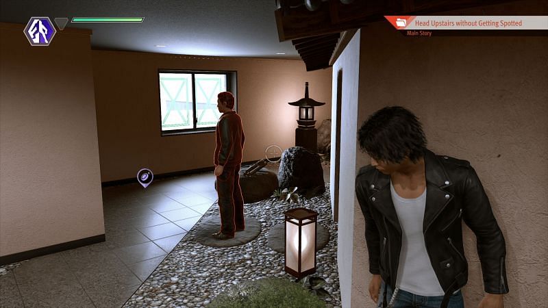 Stealth sections allows the player to go through areas silently and unnoticed. (Image via SEGA)