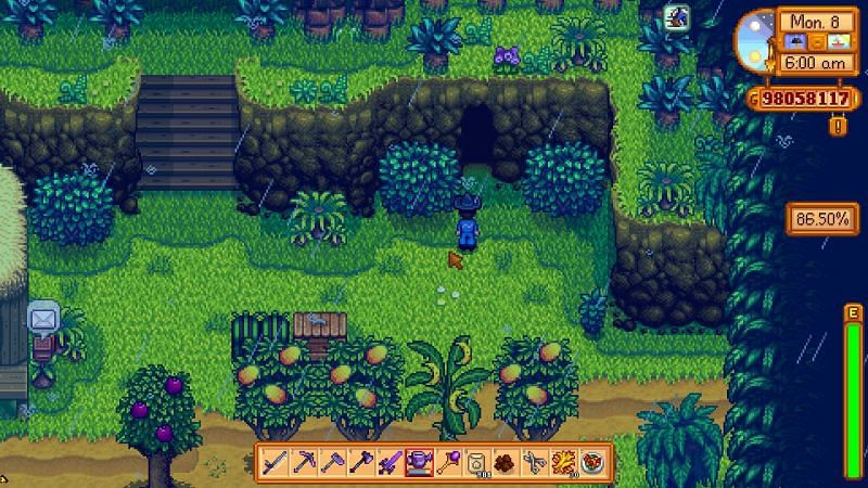 Ginger Island is the place where golden walnuts are used as currency by the parrots. Image via Stardew Valley