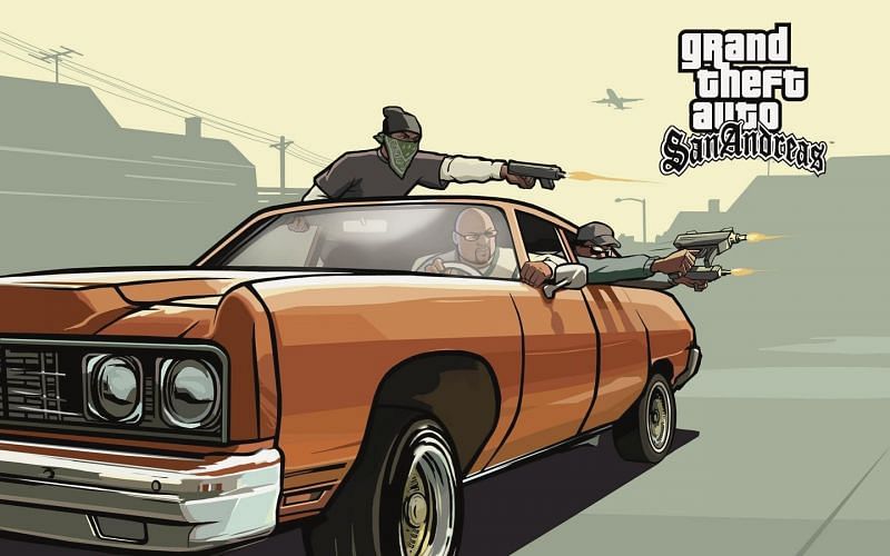 A still from the loading screen of GTA San Andreas (Image via Rockstar Games)