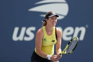 Danielle Collins in action at the 2021 US Open