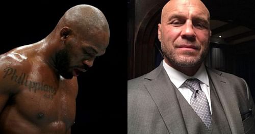 Jon Jones (left) & Randy Couture (right) [Image Credits- @xcnatch on Instagram]