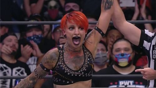 Ruby Riott is All Elite after multiple teases in the last few weeks