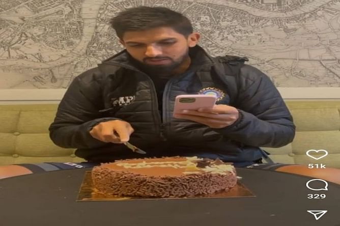 Watch: Ishant Sharma cuts cake on his 33rd birthday