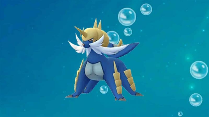 Samurott as it appears in Pokemon GO (Image via Niantic)