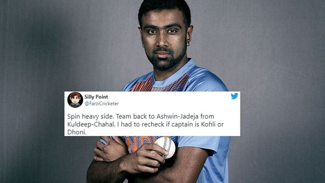 "Recheck if captain is Kohli or Dhoni"- Fans erupt as Ashwin makes India's T20 WC Squad