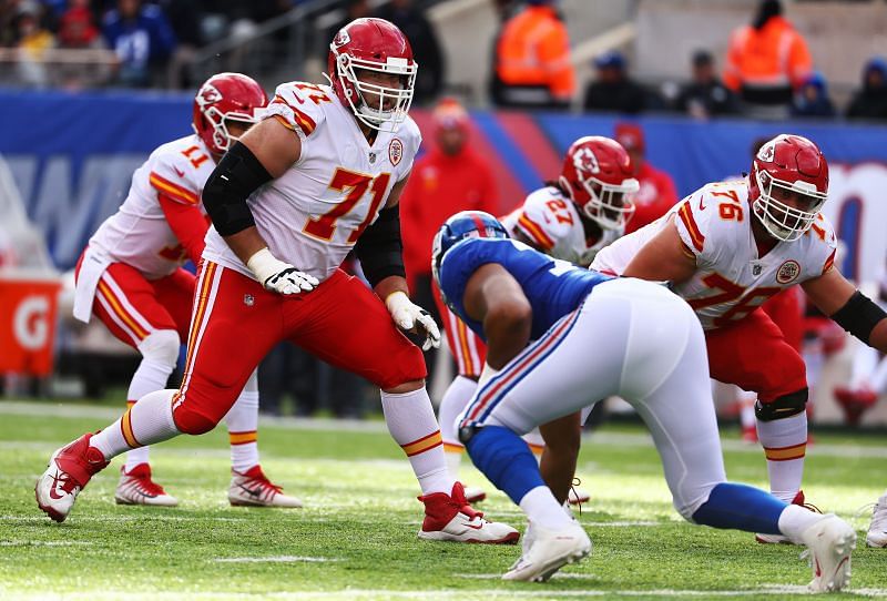 OT Mitchell Schwartz with the Kansas City Chiefs