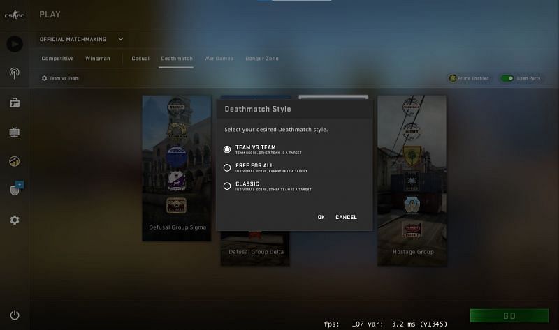 Users have three type of deathmatch now (Image via Valve)