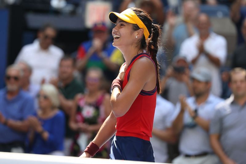 Emma Raducanu at the 2021 US Open