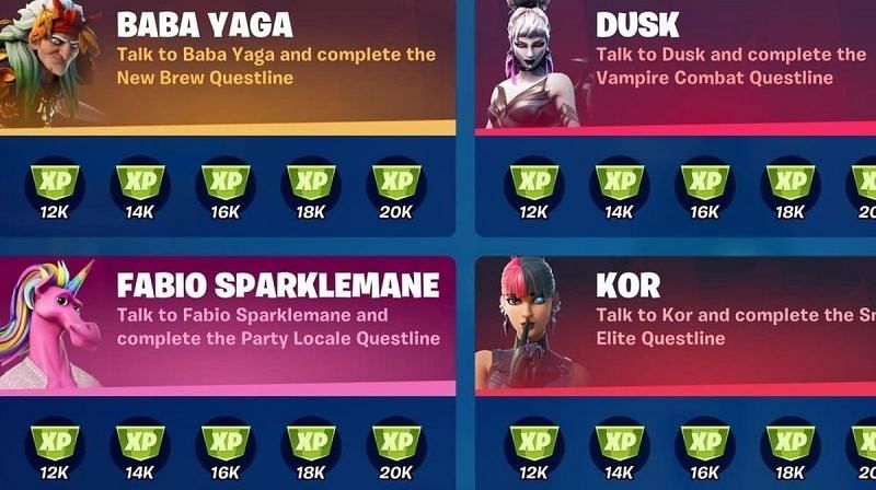 Punch cards have received quite the XP buff for Fortnite Season 8. (Image via Epic Games)