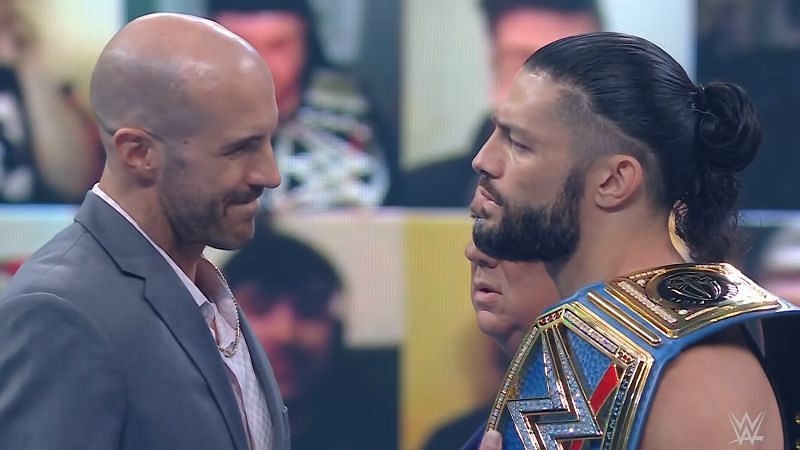 Cesaro lost to Roman Reigns at WrestleMania Backlash
