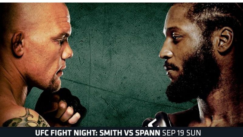UFC Fight Night: Anthony Smith vs. Ryan Spann [Photo via @ufc on Twitter]