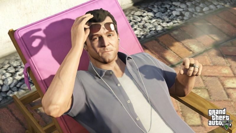 Michael De Santa is an iconic protagonist from GTA 5 (Image via Rockstar Games)