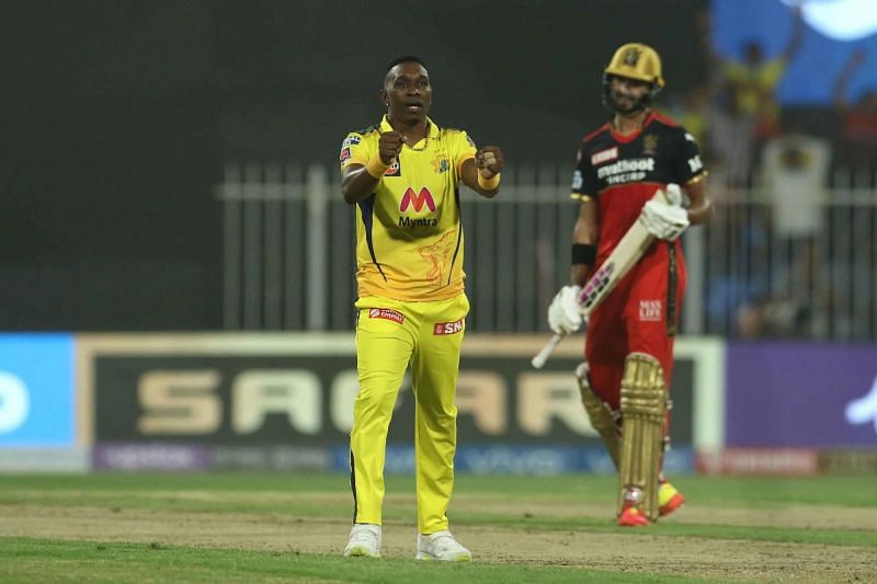 &lt;a href=&#039;https://www.sportskeeda.com/player/dwayne-bravo&#039; target=&#039;_blank&#039; rel=&#039;noopener noreferrer&#039;&gt;Dwayne Bravo&lt;/a&gt; returned with figures of 3/24 against RCB (Credit: IPL)