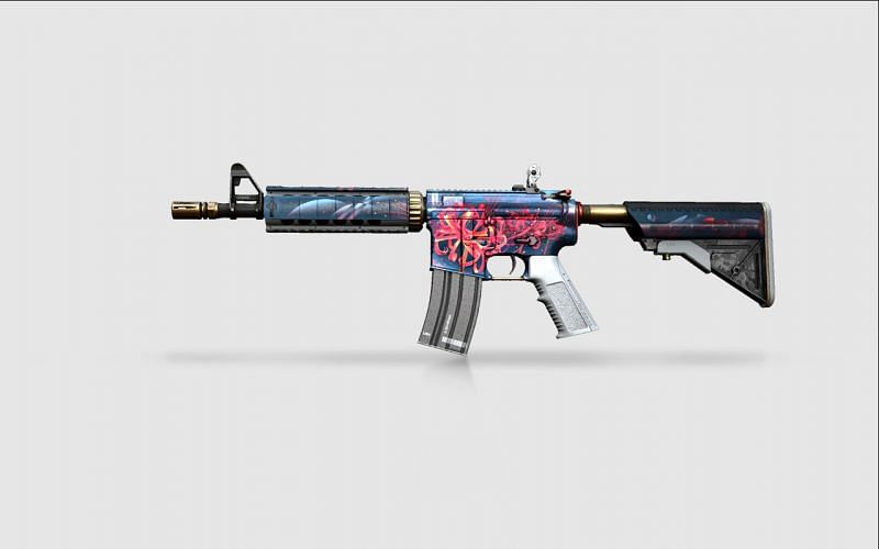 M4A4 Spider Lily cs go skin download the new for apple