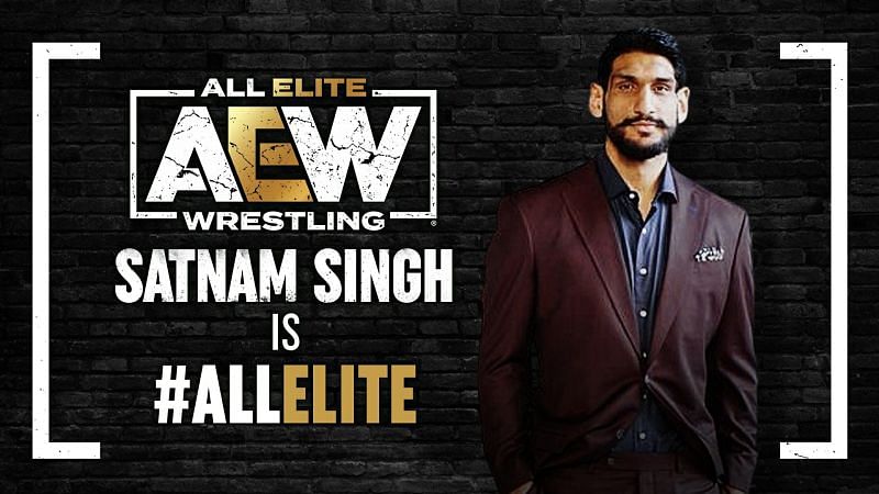 Satnam Singh is All Elite with AEW